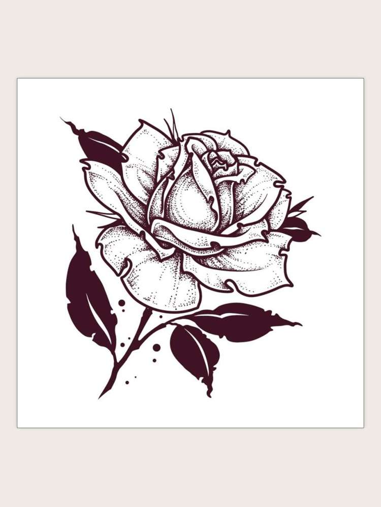  Floral Temporary Tattoos 4268