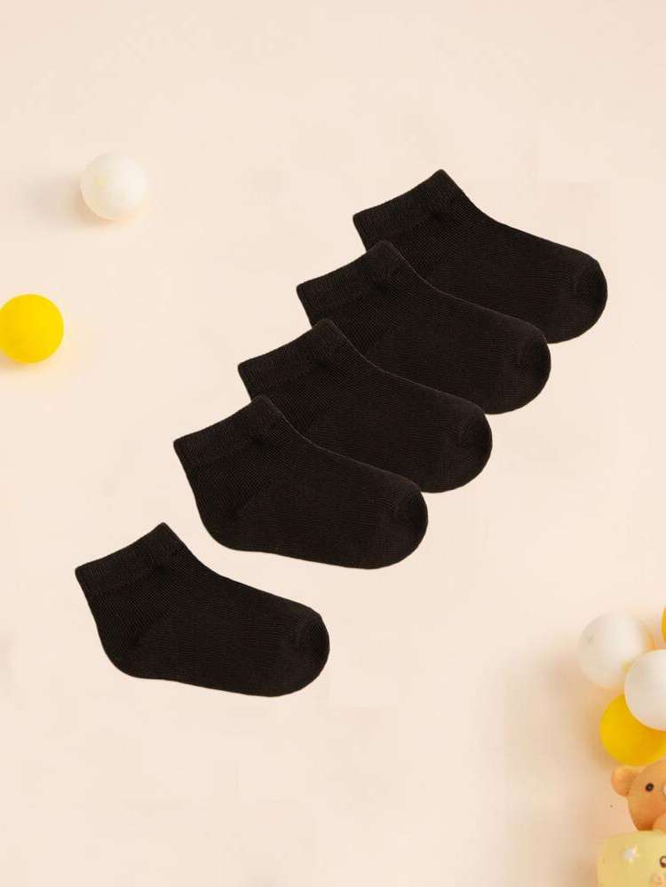 Casual Black Kids Socks 959