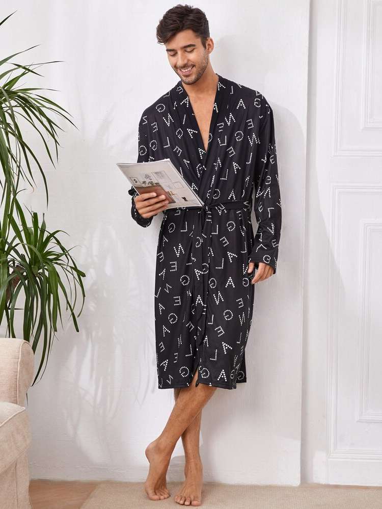  Letter Belted Men Underwear  Loungewear 2327