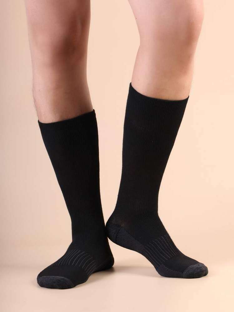 Black  Men Socks 631