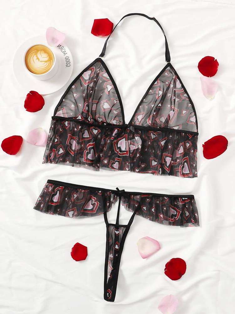  Heart Ruffle Underwear  Sleepwear 391