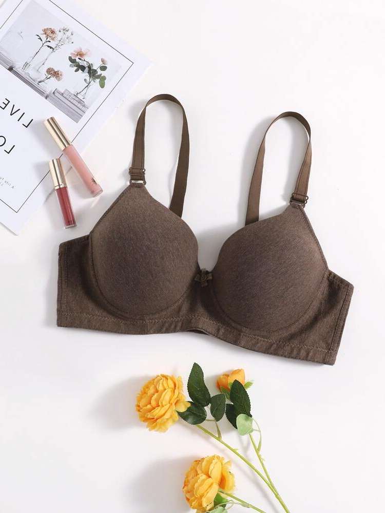 Simple  Plus Size Bras  Bralettes 5575