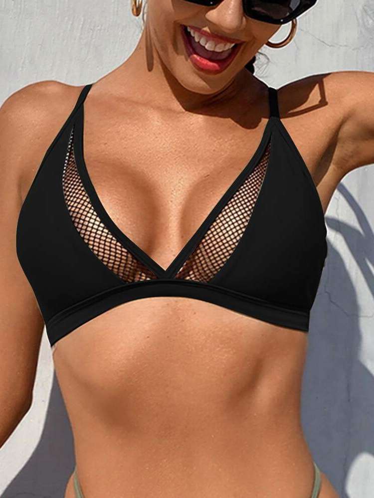   Plain Women Bikini Tops 2398