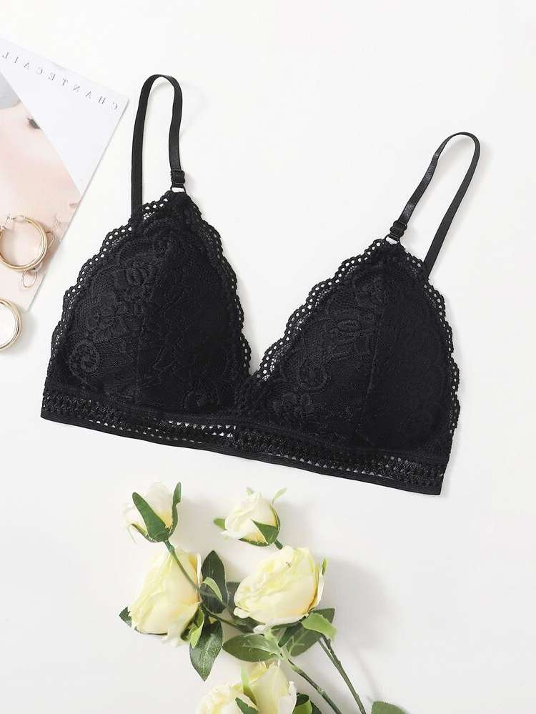  Black Plain Women Bras  Bralettes 321