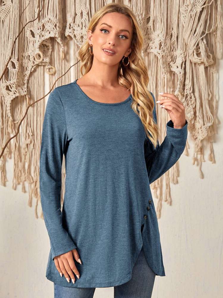  Regular Fit Long Women Tops, Blouses  Tee 398