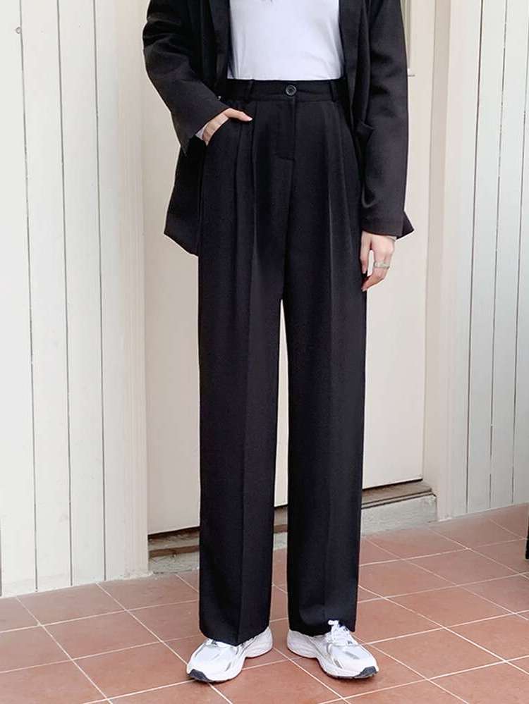 Loose  Women Suit Pants 4602