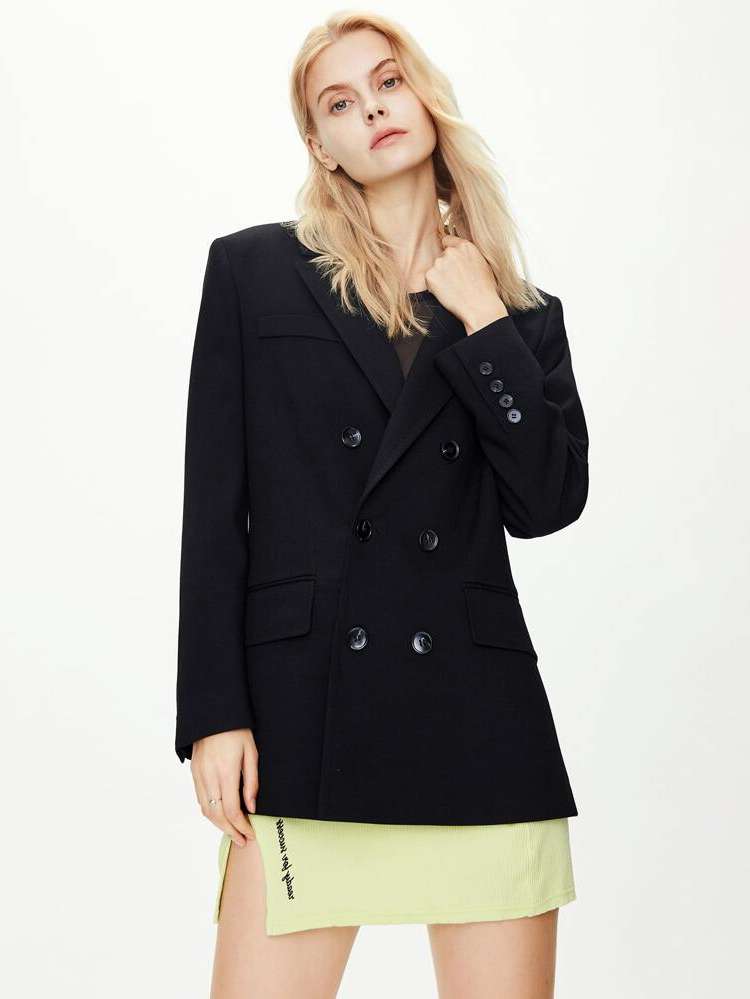  Regular Long Sleeve Lapel Women Blazers 5364