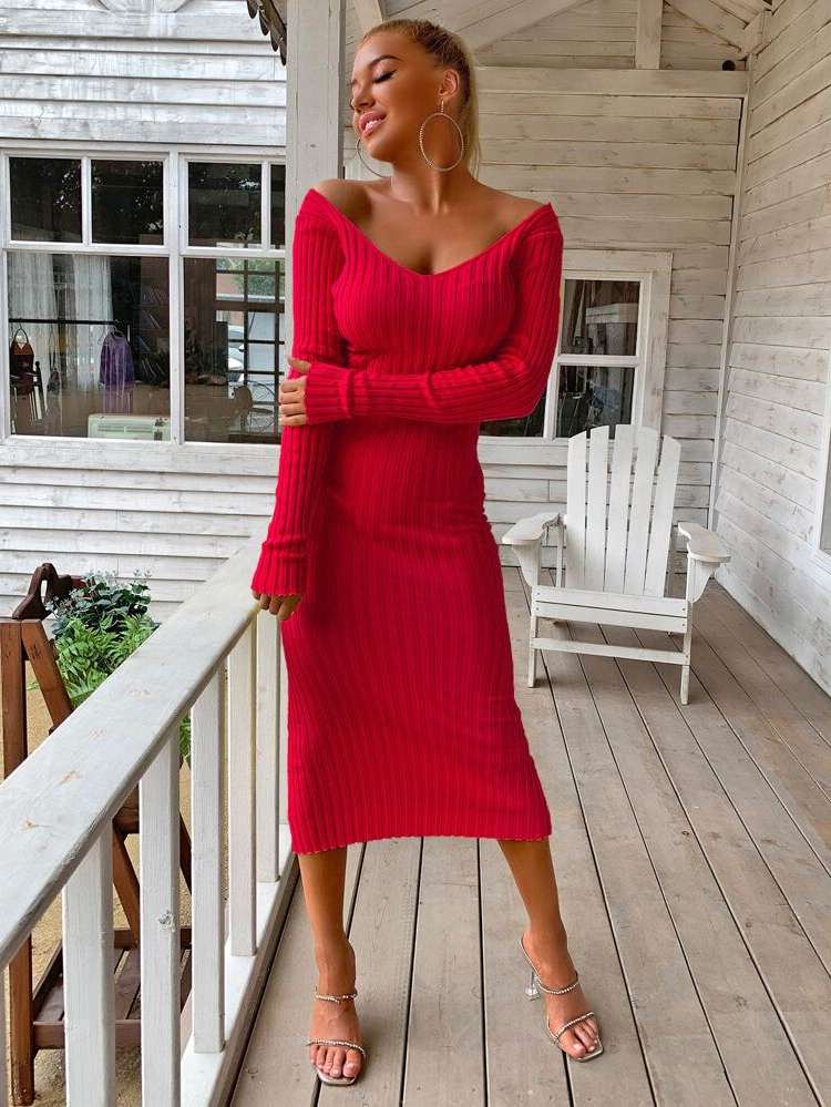  Long Long Sleeve Slim Fit Women Clothing 2315