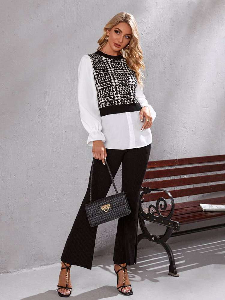 Black Plain  Women Clothing 2269