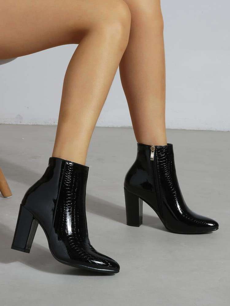  Elegant Plain Women Fashion Boots 6294