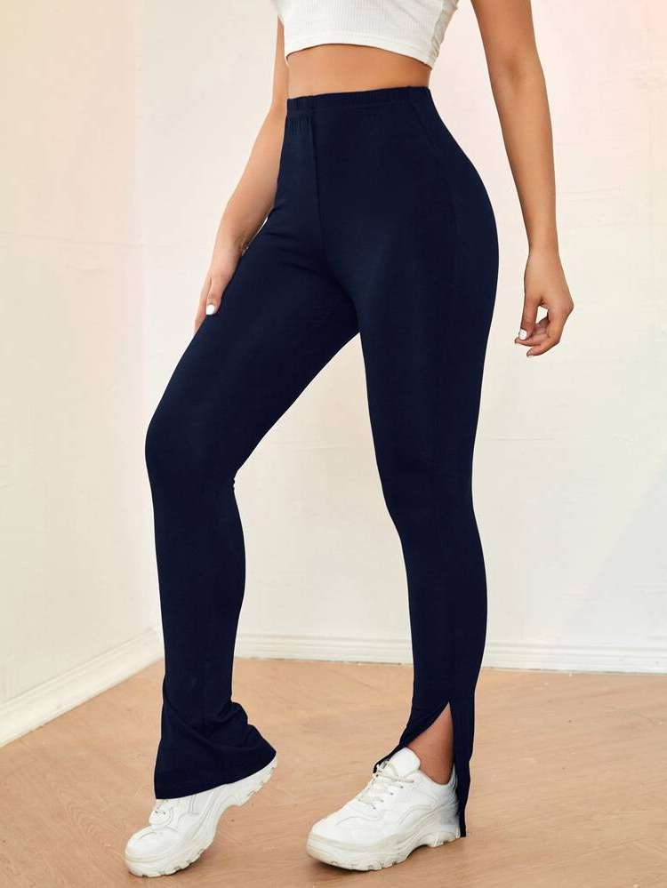  Black Long Women Bottoms 9728