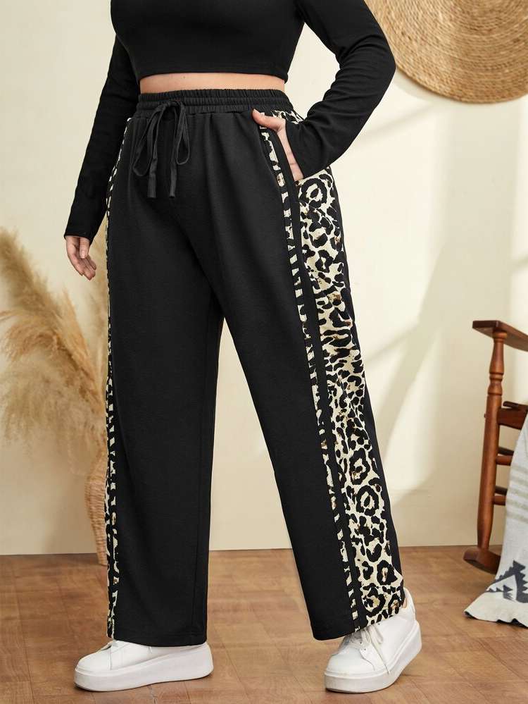  Pocket Long Plus Size Sweatpants 4676