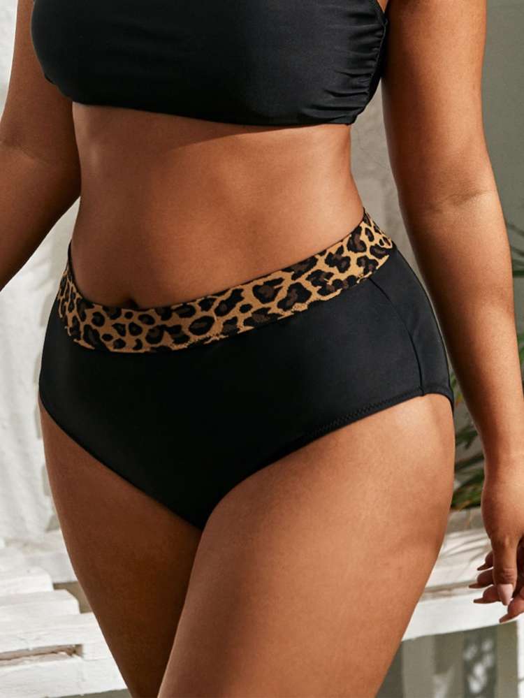  Leopard Women Plus Clothing 489