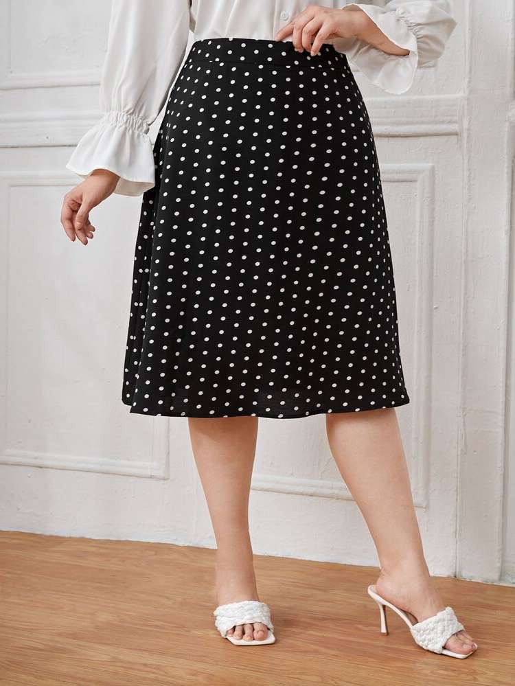  Elegant Plus Size Skirts 9458
