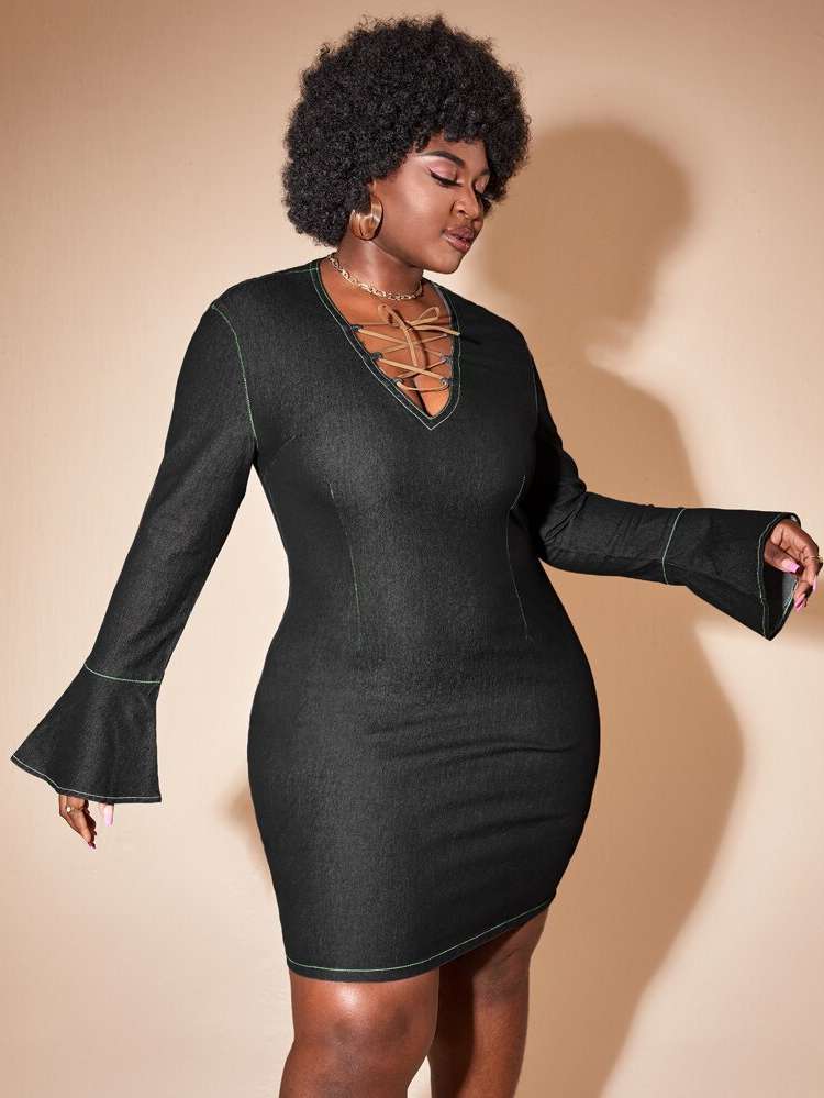  Elegant Black Women Plus Clothing 867