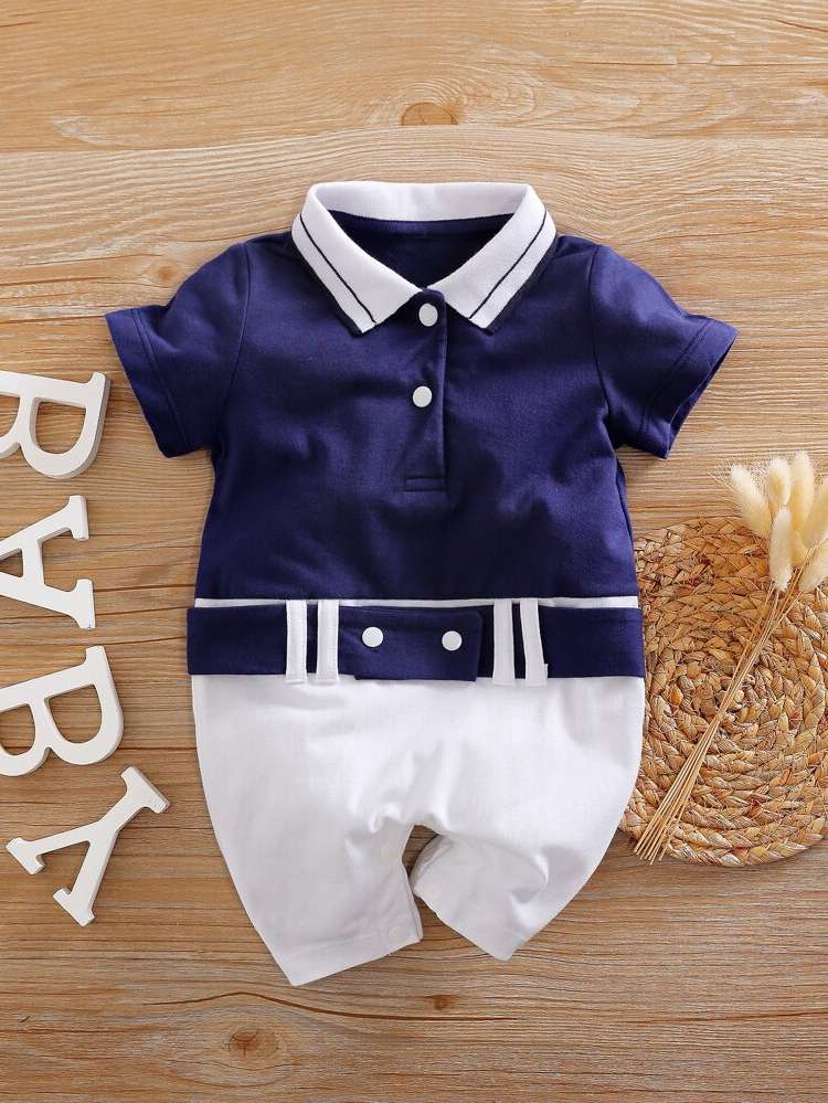  Colorblock Baby Clothing 3631