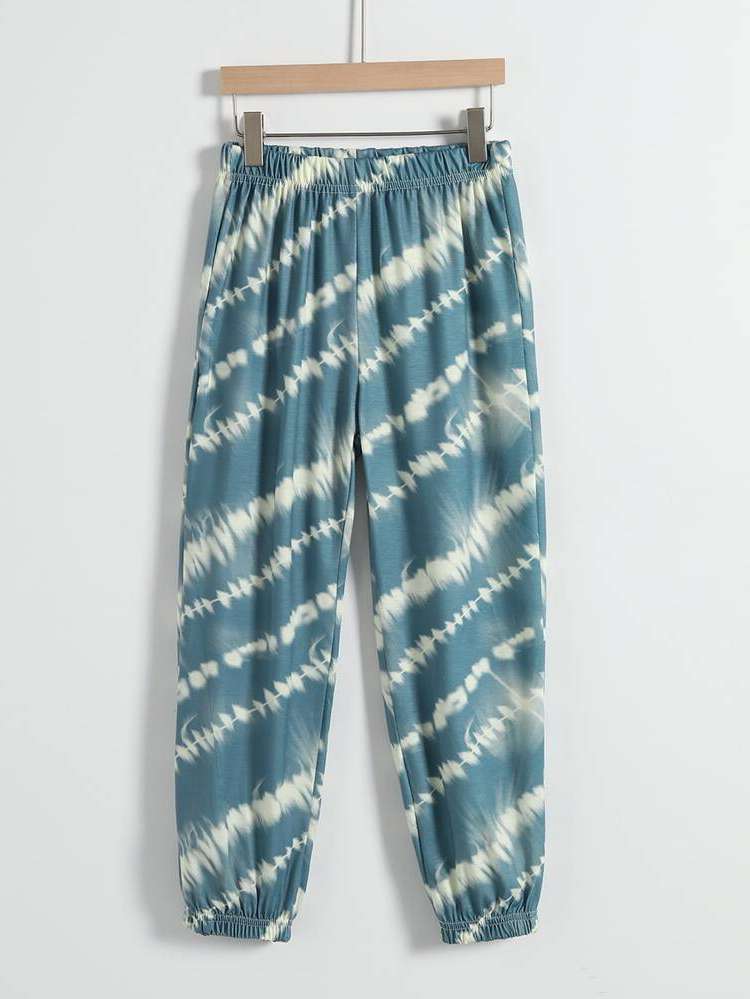  Blue and White  Boys Sweatpants 384