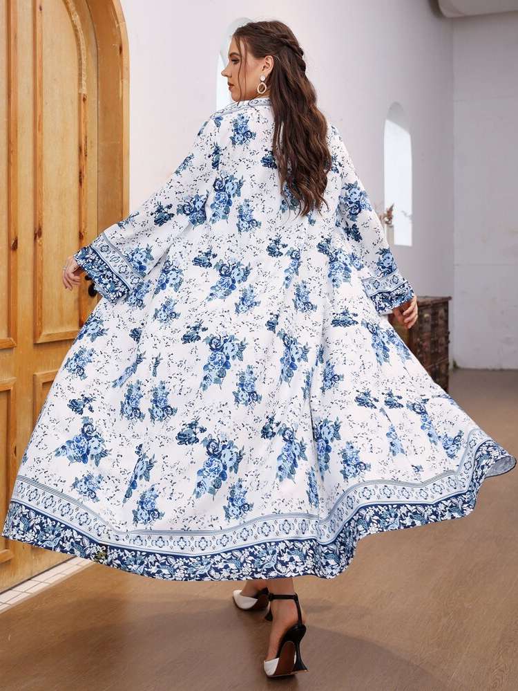  Blue and White Boho World Apparel 670