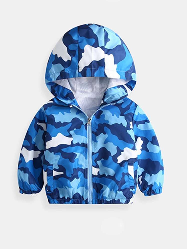 Regular Long Sleeve Regular Fit Toddler Boy Jackets 6720