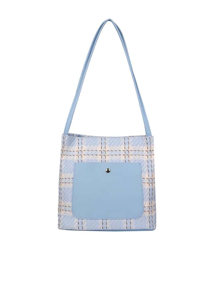  Blue and White Women Bags 6898