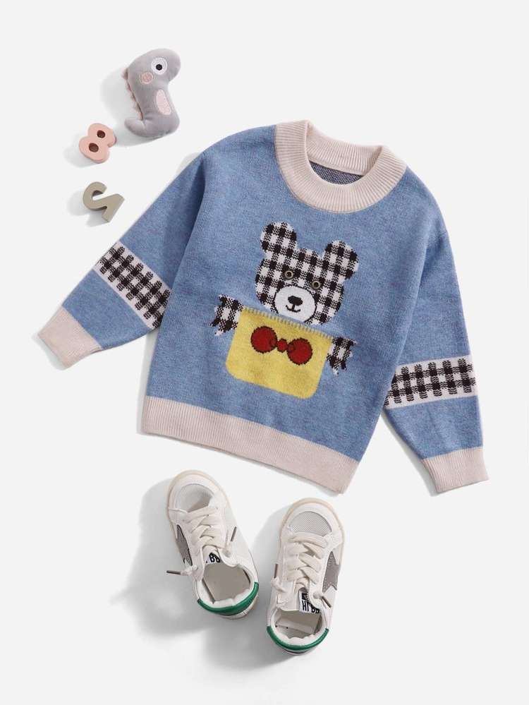  Casual Long Sleeve Baby Knitwear 1123