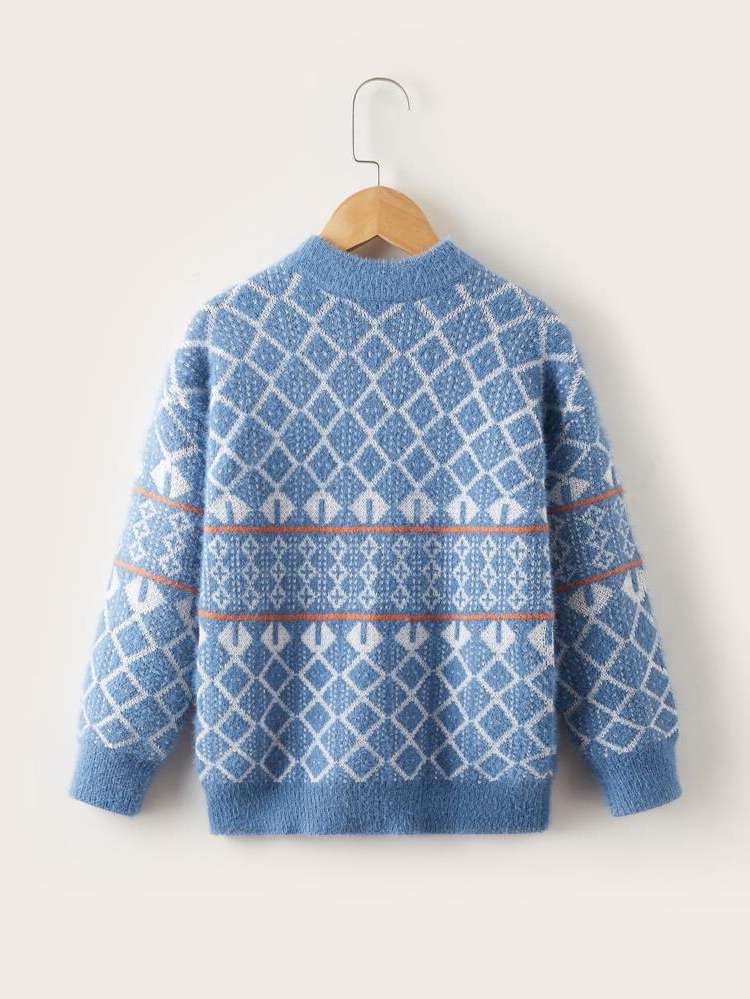  Casual Long Sleeve Regular Boys Sweaters 7369