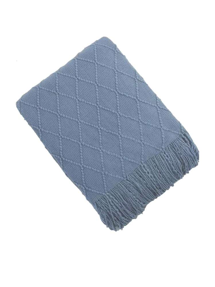  Plain Blue Blankets  Throws 1262