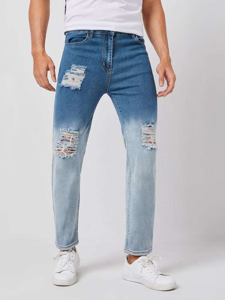  Blue Ombre Men Jeans 183