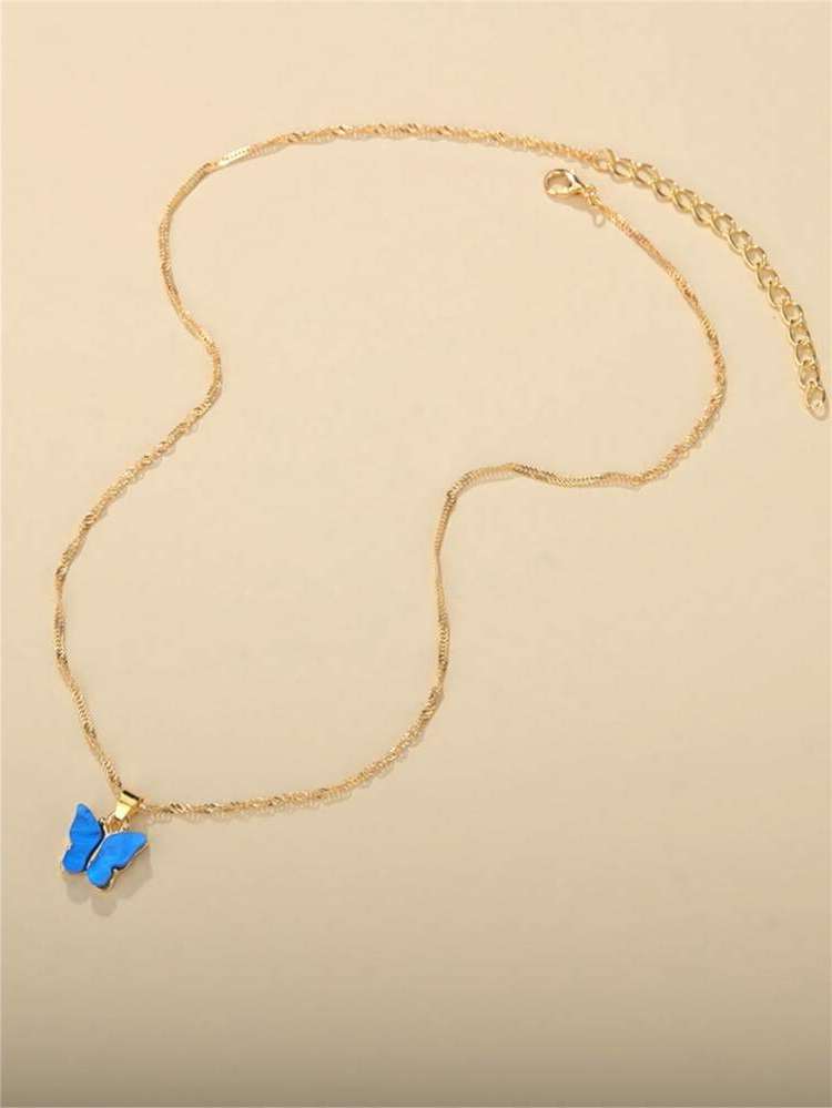 Blue  Fashionable Necklaces 1055