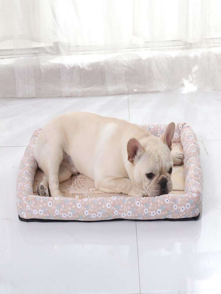  Floral  Pet Bed  Crate Mat 6119