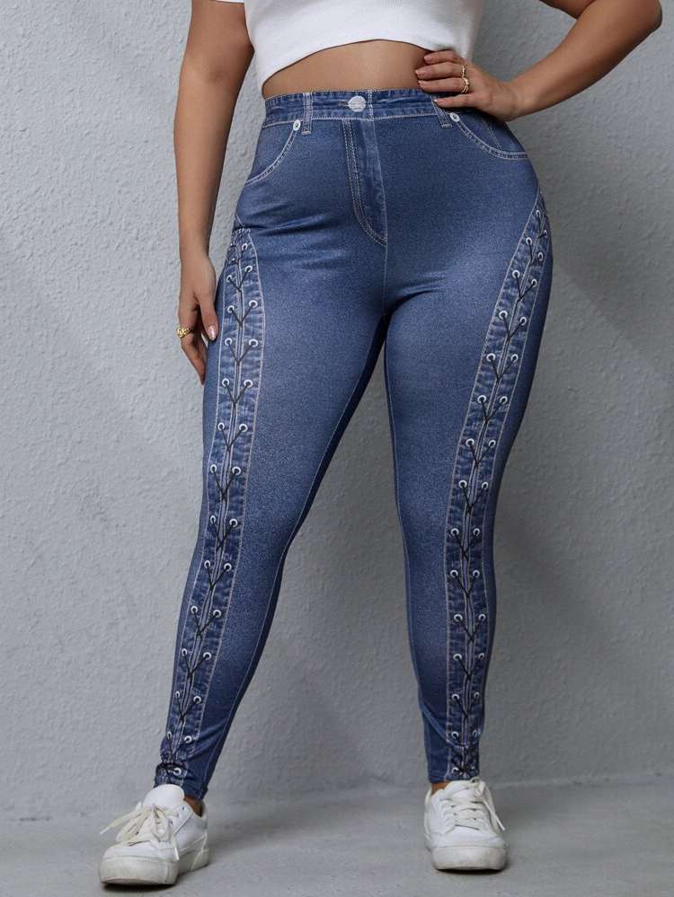  Long Plus Size Leggings 2739