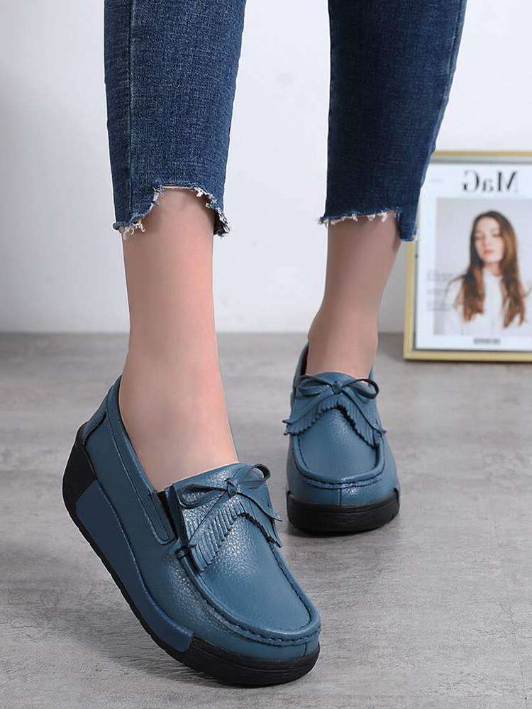 Blue  Women Shoes 42