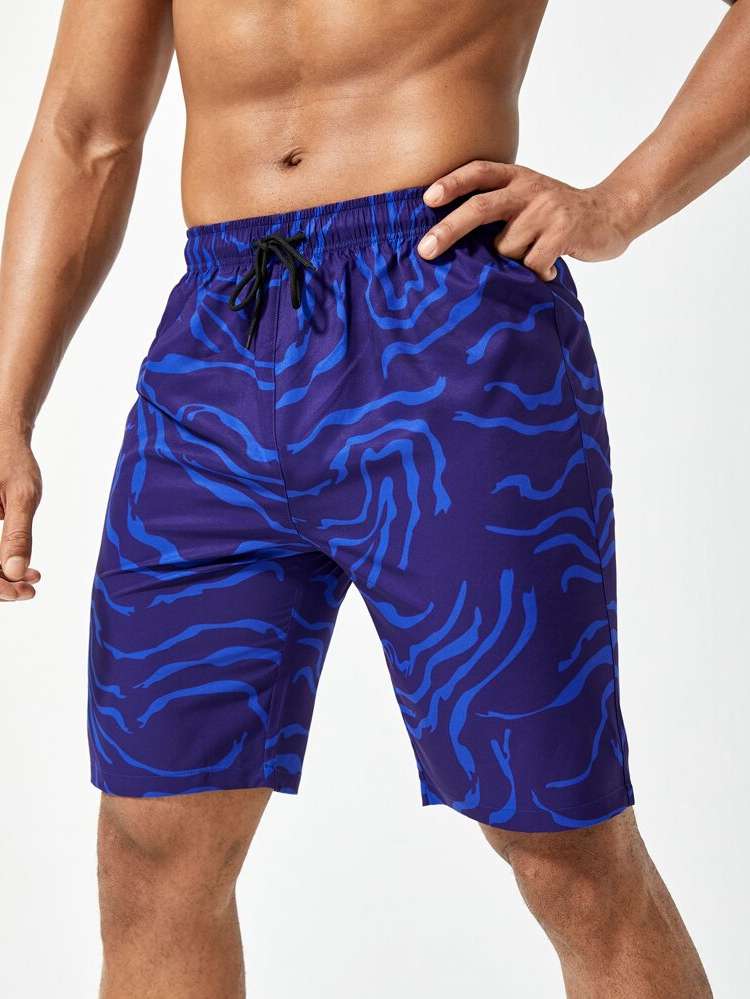  Blue Men Active Bottoms 9183