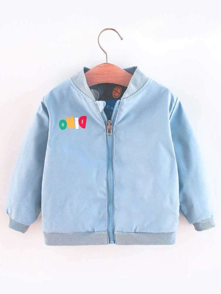 Regular Fit Regular Casual Zipper Kids Clothing 1988