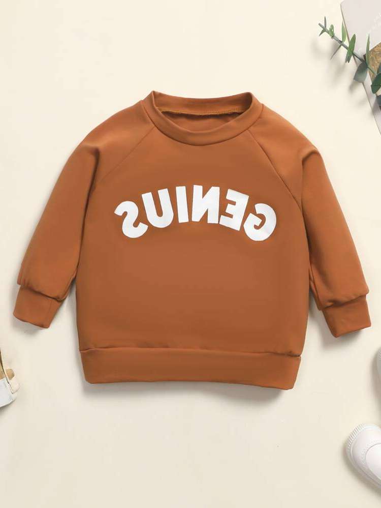 Casual Regular Fit Long Sleeve Letter Baby  Mom 787