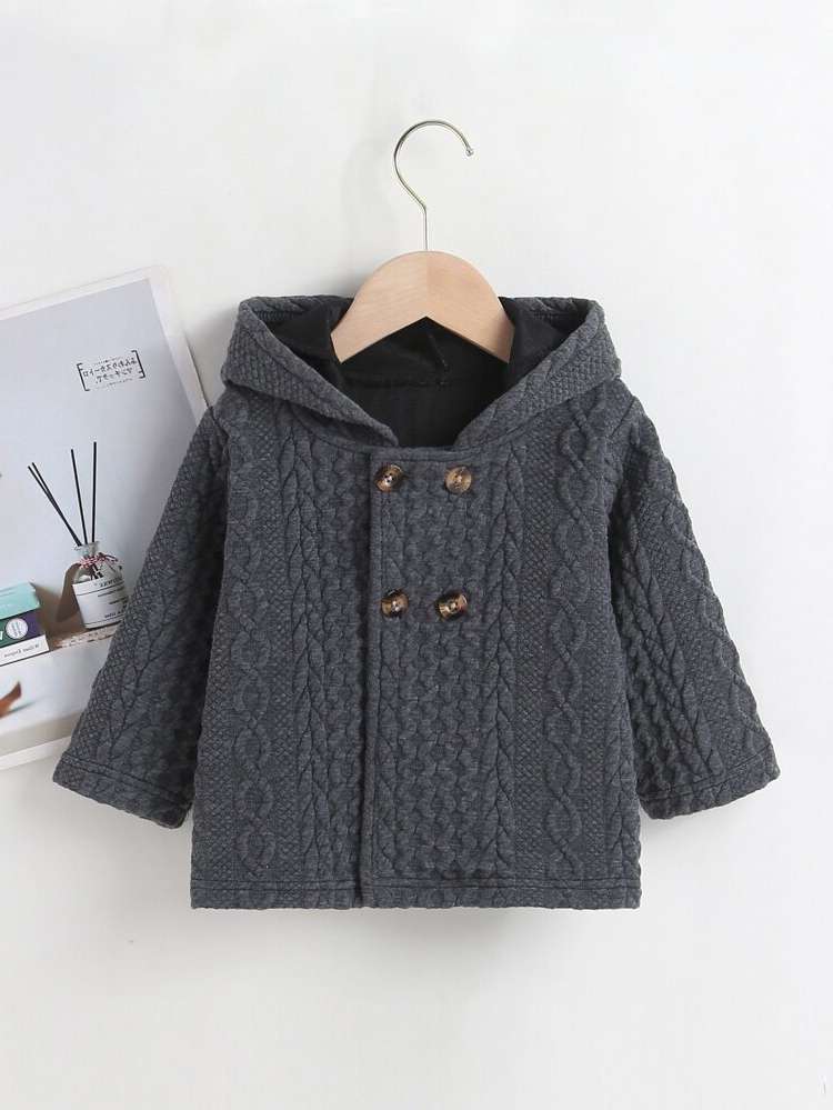  Regular Fit Hooded Plain Baby  Mom 3225