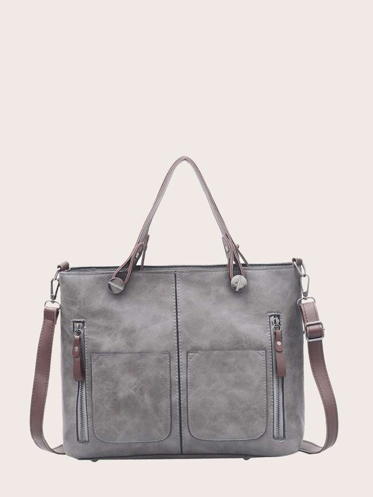  Plain Women Bags 6907