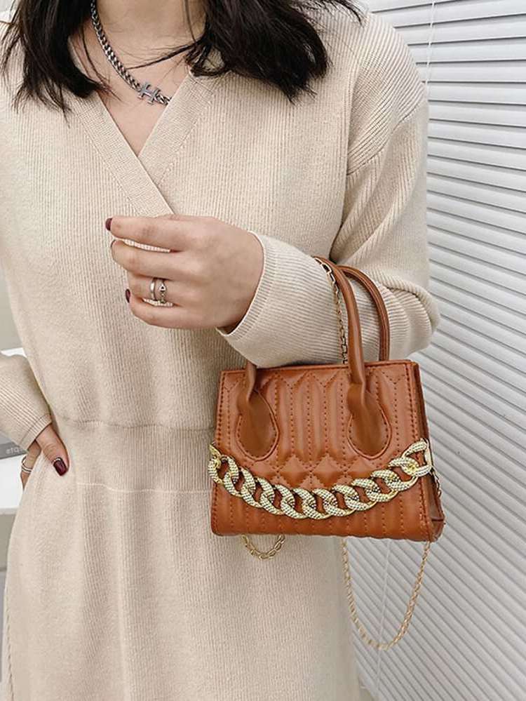  Elegant Brown Women Bags 7822