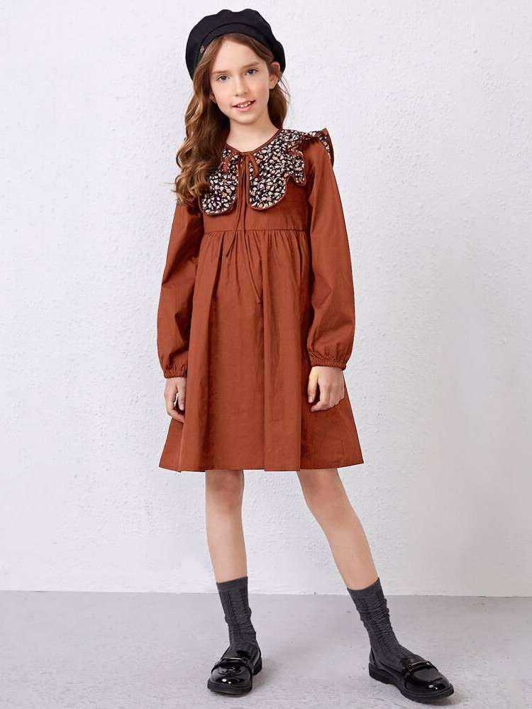 Cute Regular Fit Short Girls Dresses 6476