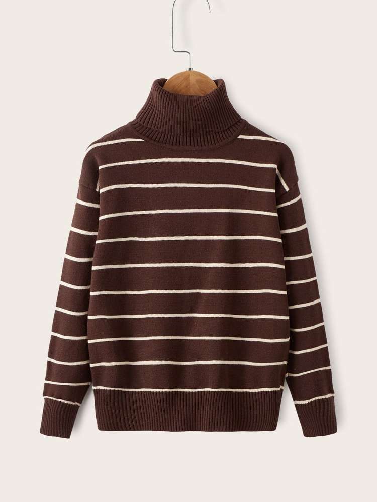 Striped Regular Brown Kids Clothing 3127