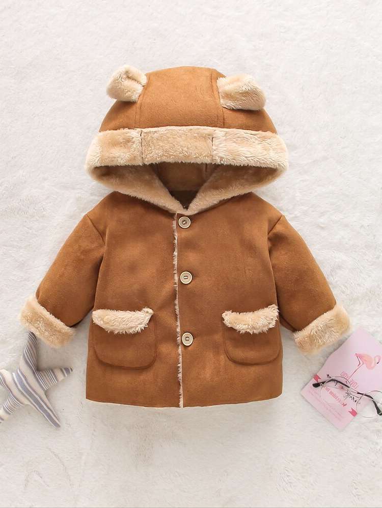 Hooded Regular Fit Cute Toddler Boys Clothing 8294