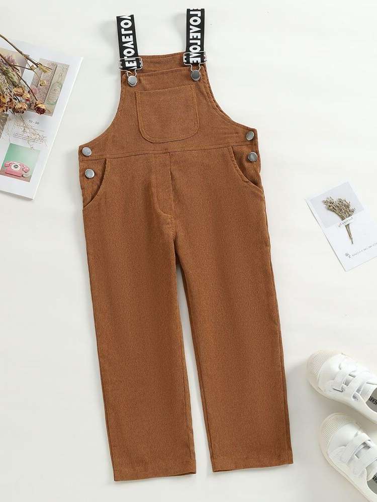 Long Brown Sleeveless Toddler Boys Clothing 544