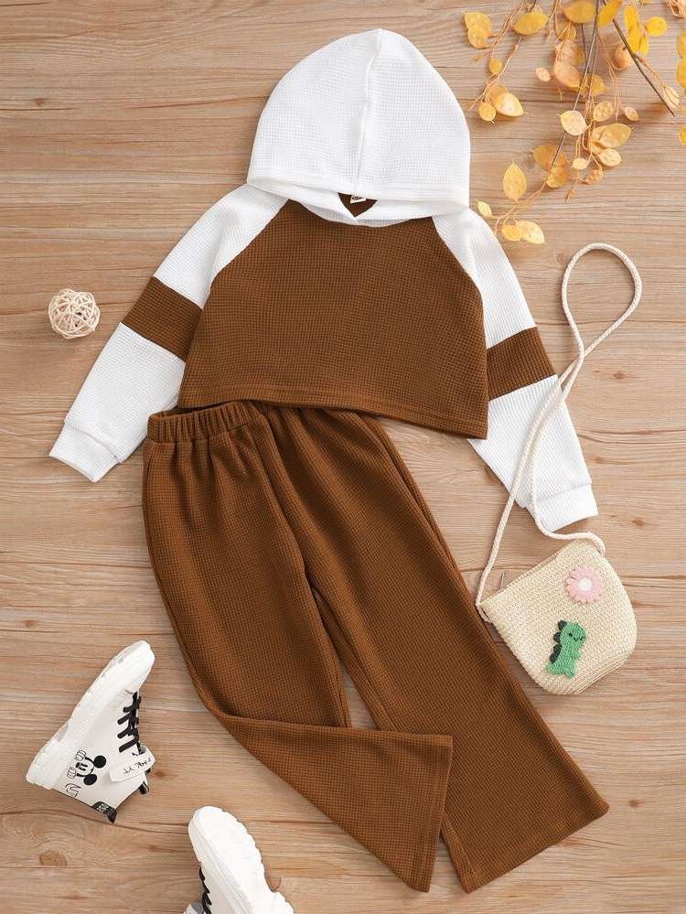 Regular Fit Brown Long Sleeve Kids Clothing 70