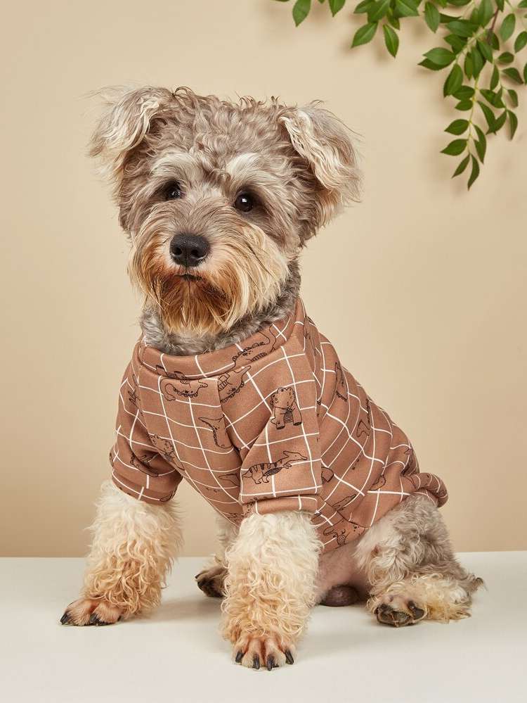 Brown  Pet Sweatshirts  Hoodies 6957