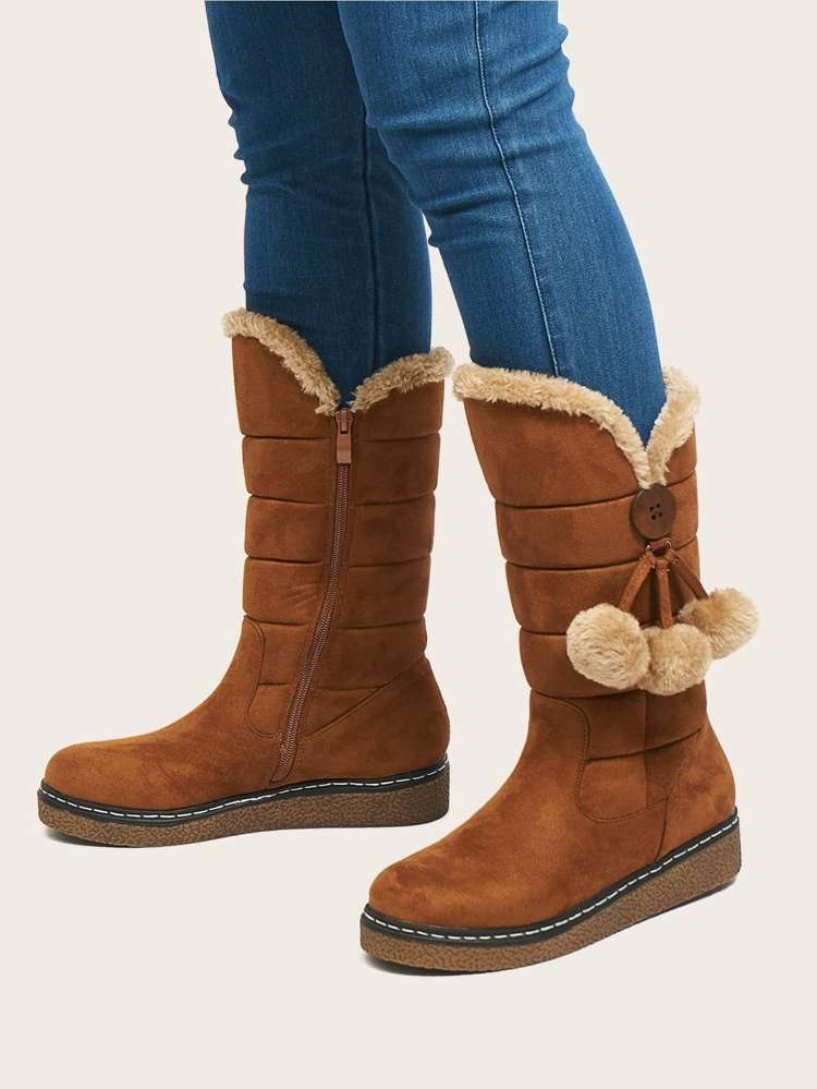   Brown Women Boots 9151