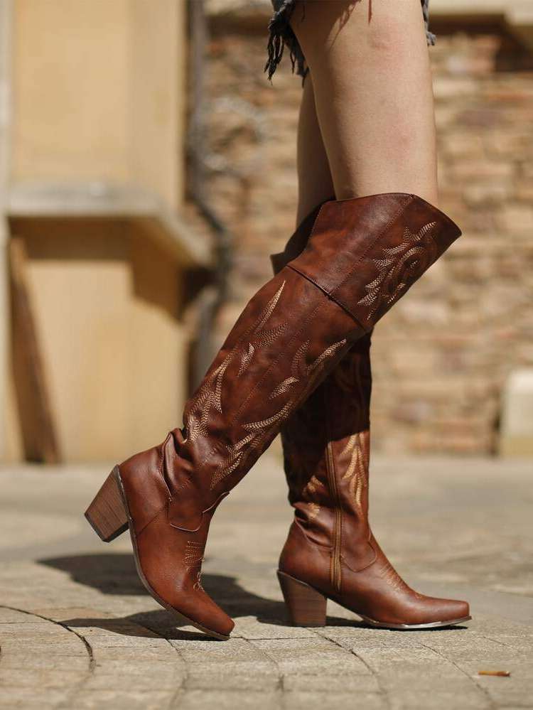 Brown  Women Boots 3710