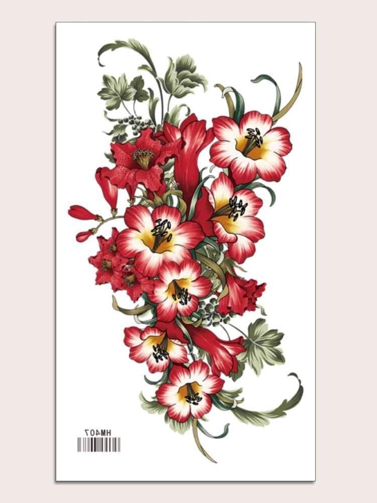  Floral  Temporary Tattoos 9944