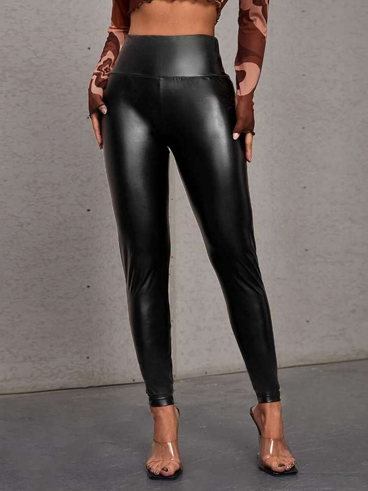   Brown Women Leggings 2045