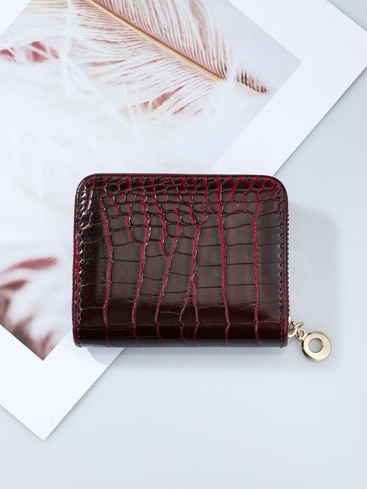 Burgundy Crocodile  Bags 7709