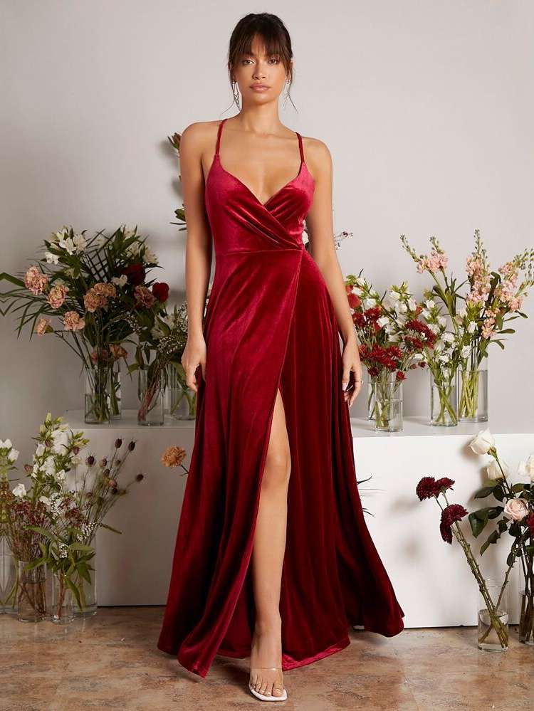  Maxi Backless Glamorous Bridesmaid Dresses 699